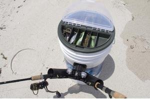Fishing Caddy Blue Ice XL™️- Organizer lid