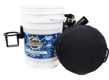 Fishing Caddy Blue Camo XL™️- Plush Padded Swivel Seat