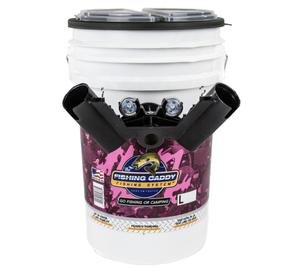 Pink Camo Fishing Caddy™️ - With Organizer Lid