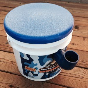 Fishing Caddy Blue Front