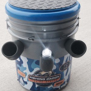 Fishing Caddy Blue Chrome
